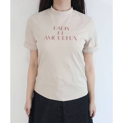 【an another angelus】モックネックロゴT (フィント F i.n.t)（OFFWHITE）｜詳細画像