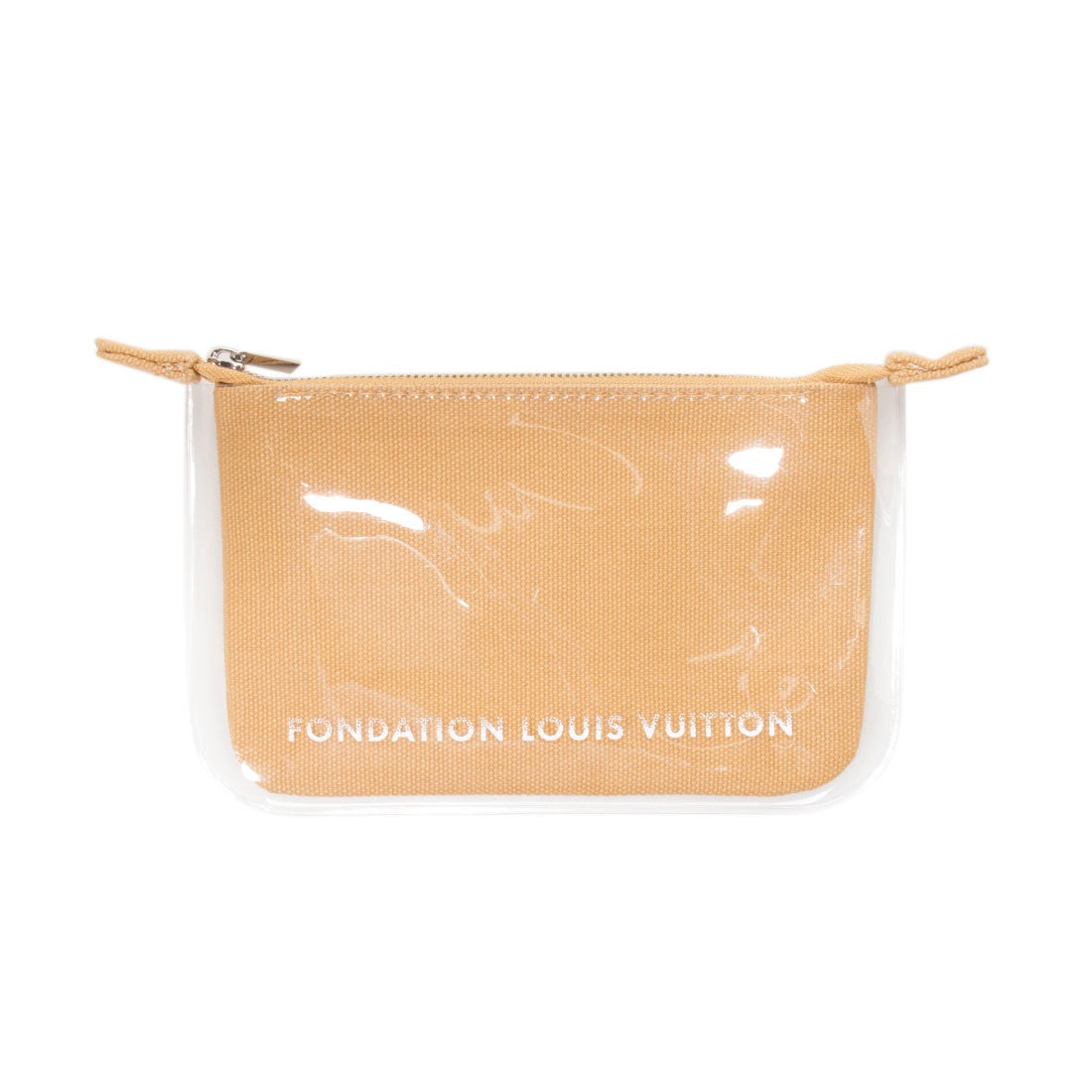 フォンダシオン ルイ ヴィトン Fondation Louis Vuitton ポーチ クラッチバッグ コインケース パリ限定 国内 入手困難  （CAMEL）