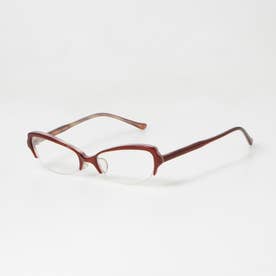 メガネ 眼鏡 アイウェア レディース メンズ （レッド/クリア）