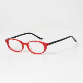 メガネ 眼鏡 アイウェア レディース メンズ （レッド/ブラック）
