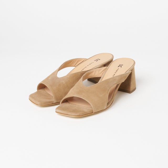SQUARE TOE SANDAL （ダークブラウン）