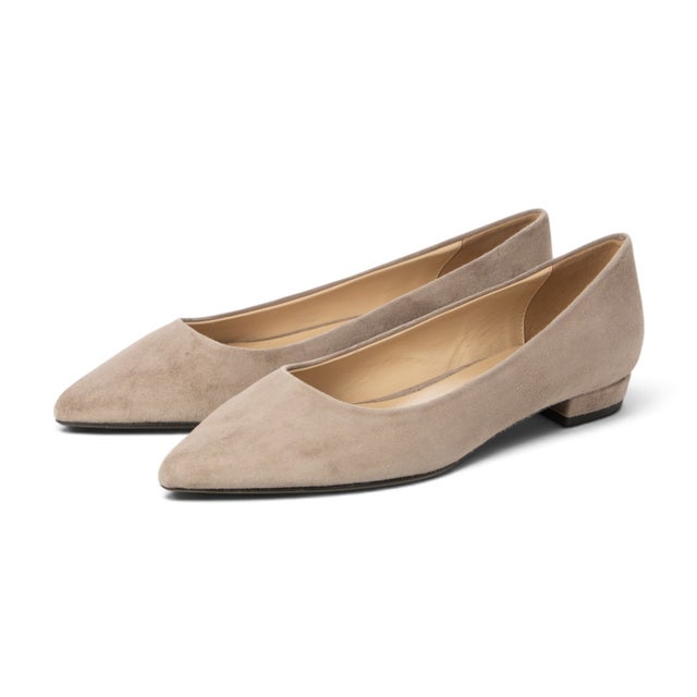 ポインテッドフラットパンプス （AMALFI TOPO）