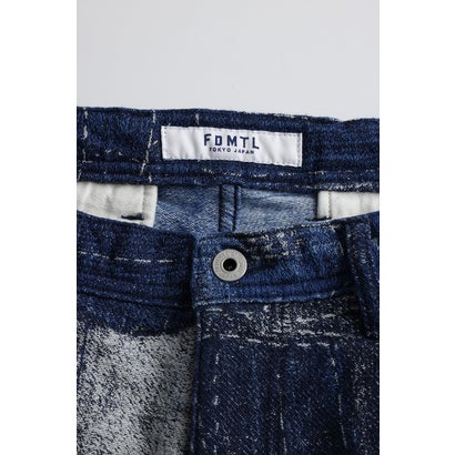 BORO JACQUARD CARGO PANTS RINSE INDIGO｜詳細画像
