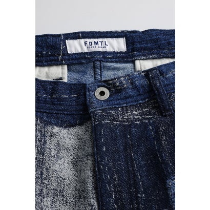 BORO JACQUARD CARGO PANTS RINSE INDIGO｜詳細画像