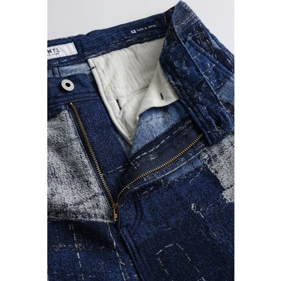 BORO JACQUARD CARGO PANTS RINSE INDIGO｜詳細画像