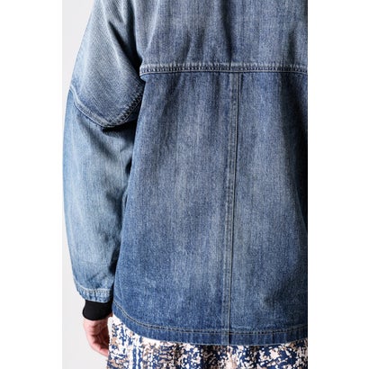 PLEATS DENIM CARDIGAN 3YR WASH （INDIGO）｜詳細画像