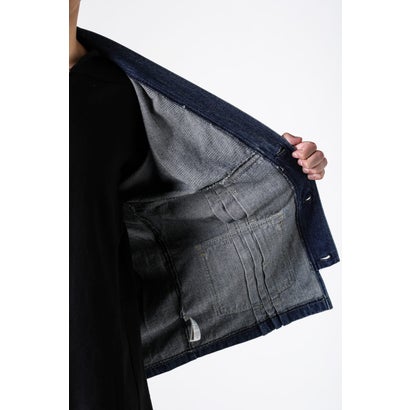 PLEATS DENIM CARDIGAN 3YR WASH （INDIGO）｜詳細画像