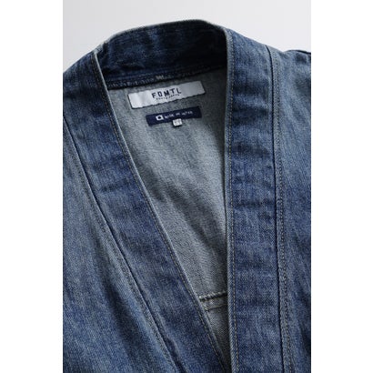 PLEATS DENIM CARDIGAN 3YR WASH （INDIGO）｜詳細画像