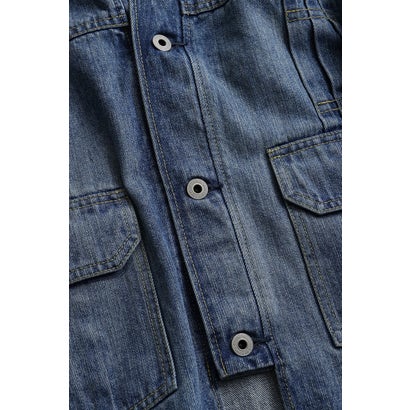 PLEATS DENIM CARDIGAN 3YR WASH （INDIGO）｜詳細画像