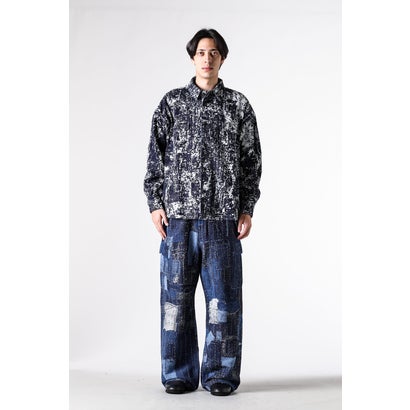 FLOCK BORO SHIRT JACKET RINSE INDIGO｜詳細画像