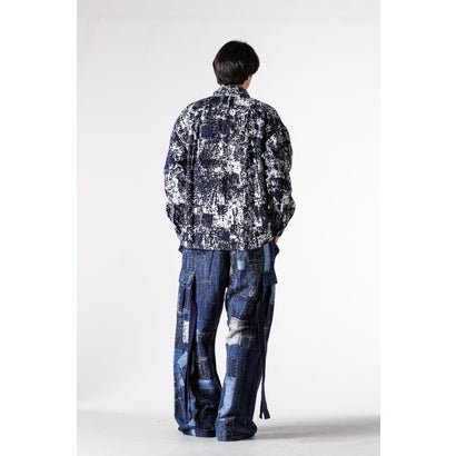 FLOCK BORO SHIRT JACKET RINSE INDIGO｜詳細画像