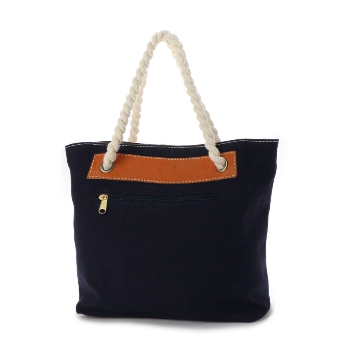 フェス fes カウレザー×キャンバス トートバッグ （ネイビー 