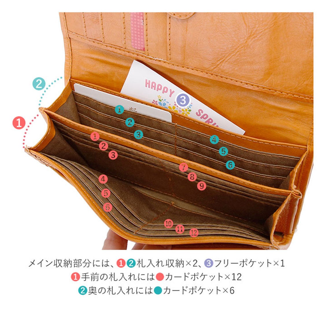 ブラウン編み込みレザー長財布と2つ折り フェス fes fes フェス 48920