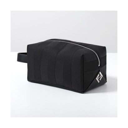 フェンディ FENDI FENDI クラッチバッグ LUI ルイ 7N0170 B110 ペカンストライプ （F0GXN/BLACK-PALLADIUM）｜詳細画像