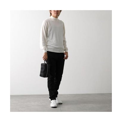 フェンディ FENDI FENDI クラッチバッグ LUI ルイ 7N0170 B110 ペカンストライプ （F0GXN/BLACK-PALLADIUM）｜詳細画像