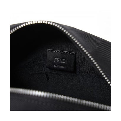 フェンディ FENDI FENDI クラッチバッグ LUI ルイ 7N0170 B110 ペカンストライプ （F0GXN/BLACK-PALLADIUM）｜詳細画像