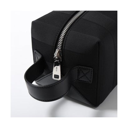 フェンディ FENDI FENDI クラッチバッグ LUI ルイ 7N0170 B110 ペカンストライプ （F0GXN/BLACK-PALLADIUM）｜詳細画像