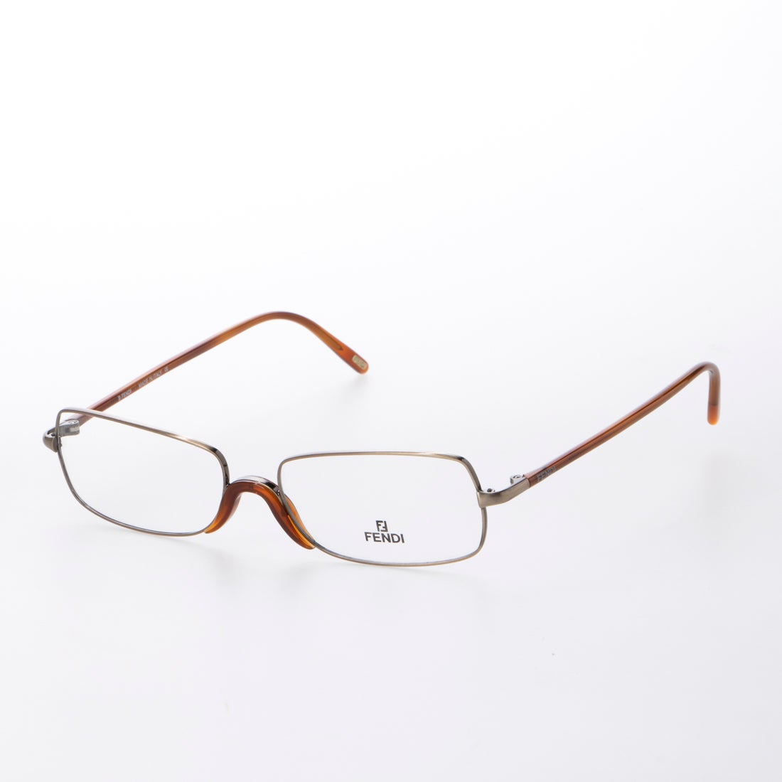 フェンディ FENDI メガネ 眼鏡 アイウェア レディース メンズ （ライトブラウン） -waja bazar - 海外ファッションブランド