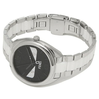 【2年保証】フェンディ FENDI 腕時計 レディース メンズ FENDI F216031004D1 シルバー ブラック （ブラック）｜詳細画像