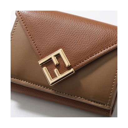 フェンディ FENDI FENDI 三つ折り財布 8M0559 ALV4 FFダイヤモンド （F1URW/SAND+SELLIER）｜詳細画像