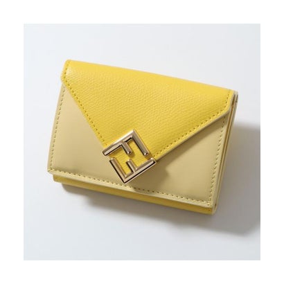 フェンディ FENDI FENDI 三つ折り財布 8M0559 ALV4 FFダイヤモンド （F1URW/SAND+SELLIER）｜詳細画像