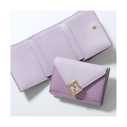 フェンディ FENDI FENDI 三つ折り財布 8M0559 ALV4 FFダイヤモンド （F1URW/SAND+SELLIER）｜詳細画像