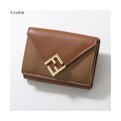 フェンディ FENDI FENDI 三つ折り財布 8M0559 ALV4 FFダイヤモンド （F1URW/SAND+SELLIER）｜詳細画像