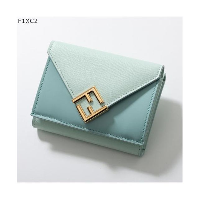 三つ折り財布 8M0559 ALV4 FFダイヤモンド （F1XC2/ACQUIFER）