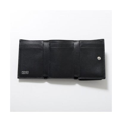 フェンディ FENDI FENDI 三つ折り財布 Mini Tube ミニ チューブ 8M0595 B14M （F0QA1/BLACK/ブラック）｜詳細画像