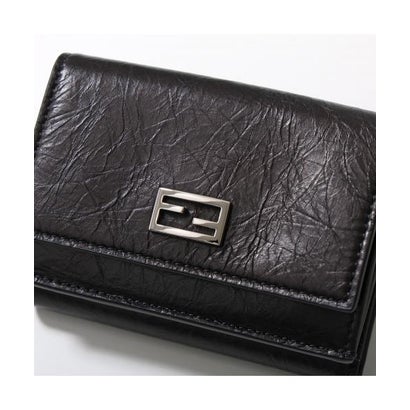 フェンディ FENDI FENDI 三つ折り財布 Mini Tube ミニ チューブ 8M0595 B14M （F0QA1/BLACK/ブラック）｜詳細画像