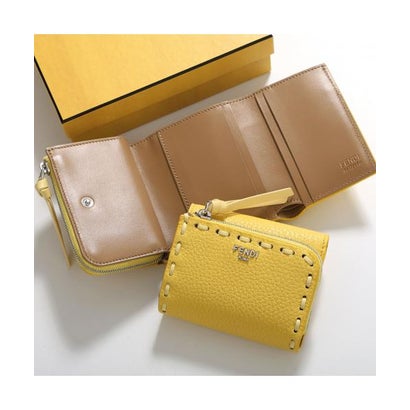 フェンディ FENDI FENDI 財布 PEEKABOO ピーカブー SELLERIA MICRO 8M0499 B121 （F1X97/GINESTRA/イエロー）｜詳細画像