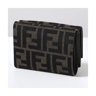 フェンディ FENDI FENDI 三つ折り財布 Mini Tube 8M0595 B1JY （F0VAT/DARK-BROWN-TOBACCO）｜詳細画像