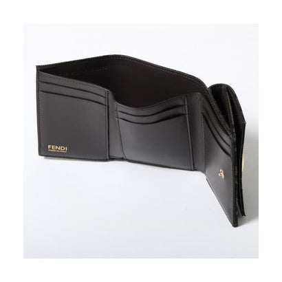 フェンディ FENDI FENDI 三つ折り財布 Mini Tube 8M0595 B1JY （F0VAT/DARK-BROWN-TOBACCO）｜詳細画像
