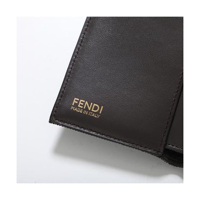フェンディ FENDI FENDI 三つ折り財布 Mini Tube 8M0595 B1JY （F0VAT/DARK-BROWN-TOBACCO）｜詳細画像