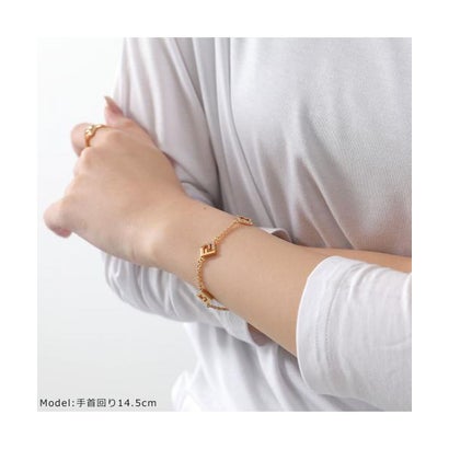 フェンディ FENDI FENDI ブレスレット Forever Fendi Bracelet 8AL492 ATEP （F089U/SOFT-GOLD+CRYSTAL）｜詳細画像