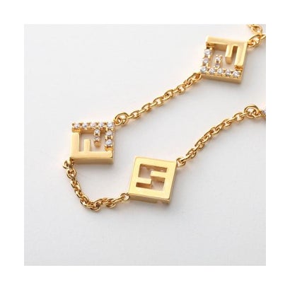 フェンディ FENDI FENDI ブレスレット Forever Fendi Bracelet 8AL492 ATEP （F089U/SOFT-GOLD+CRYSTAL）｜詳細画像