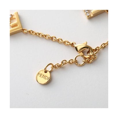 フェンディ FENDI FENDI ブレスレット Forever Fendi Bracelet 8AL492 ATEP （F089U/SOFT-GOLD+CRYSTAL）｜詳細画像