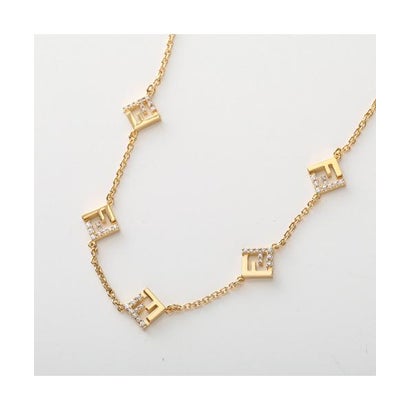 フェンディ FENDI FENDI ネックレス Forever 8AL493 ATEP （F089U/SOFT-GOLD+CRYSTAL）｜詳細画像