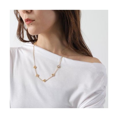 フェンディ FENDI FENDI ネックレス Forever 8AL493 ATEP （F089U/SOFT-GOLD+CRYSTAL）｜詳細画像