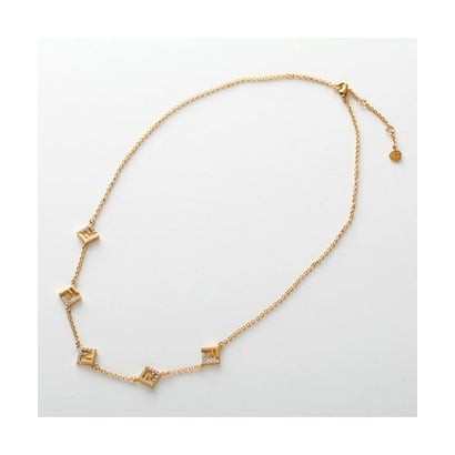 フェンディ FENDI FENDI ネックレス Forever 8AL493 ATEP （F089U/SOFT-GOLD+CRYSTAL）｜詳細画像