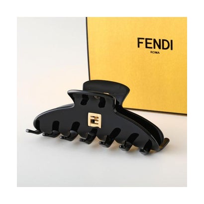 フェンディ FENDI FENDI ヘアクリップ 8AL465 YZC （F0RNG/SOFT-GOLD+BLACK）｜詳細画像