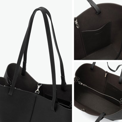 トートバッグ レディース 大きめ A4 かわいい トート バッグ きれいめ 軽量 軽い ブランド 本革 革 レザー 上品 通勤 オフィス おしゃれ 肩掛け 自立 ヴェラ Vela L F222B551 （ダークトープ）｜詳細画像