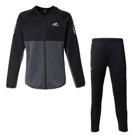 
         CALMOトレーニングジャケット＆トレーニングスリムパンツ（ブラック×ブラック）