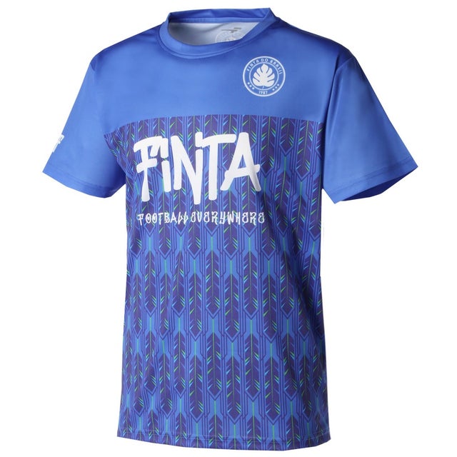 FFFグラフィックプラシャツ(ブルー)