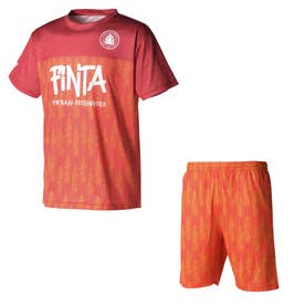 FFFグラフィックプラシャツ&FFFグラフィックプラクティスパンツ（オレンジ×オレンジ）