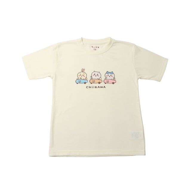 ジュニア 半袖シャツ アニメちいかわ GIRLS カジュアルTシャツ 22863349 （ホワイト）