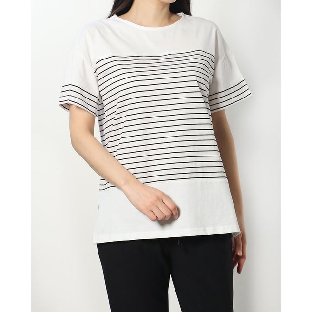 
                    【Longchamp】綿シルケットゆったりTシャツ