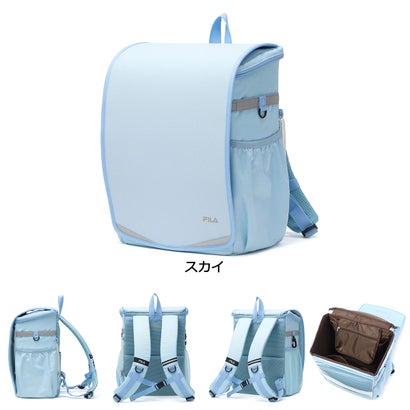 ランドセル 男の子 女の子 軽量 軽い ランドサック ランドセル型リュック A4 フラットファイル レインカバー付き 18L 2027年 スキップ 7902 （ネイビーグリーン）｜詳細画像