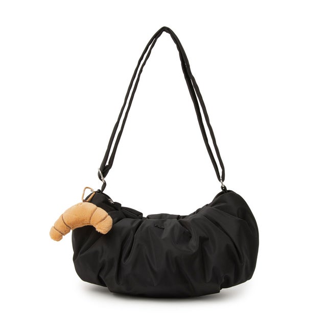 Puffer Shirring Hobo Bag / パファーシャーリングホーボーバッグ （BLACK）