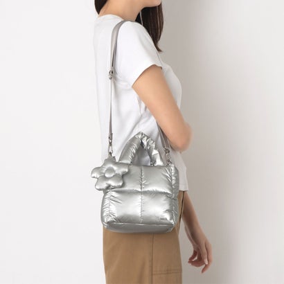 フィラ FILA Puffer Mini Tote Bag / パファーミニトートバッグ （SILVER）｜詳細画像